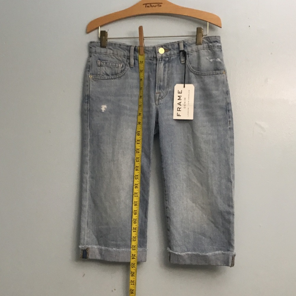 Frame Denim Light Blue Distressed pants